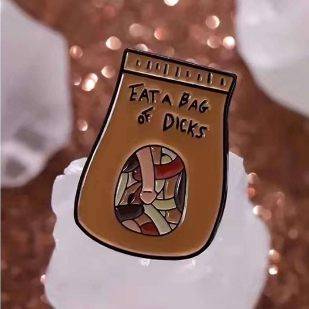 Eat a Bag of Dic… lapel pin